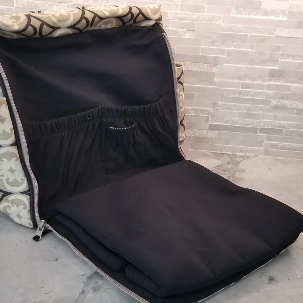 Petunia Pickle Bottom Convertible Diaper Bag Backpack EUC Neutral Brown & Cream